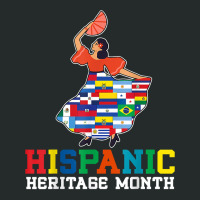 Dancing Latino Latinx Countries Flag Hispanic Heritage Month T Shirt Women's Triblend Scoop T-shirt | Artistshot