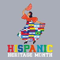 Dancing Latino Latinx Countries Flag Hispanic Heritage Month T Shirt Tank Dress | Artistshot