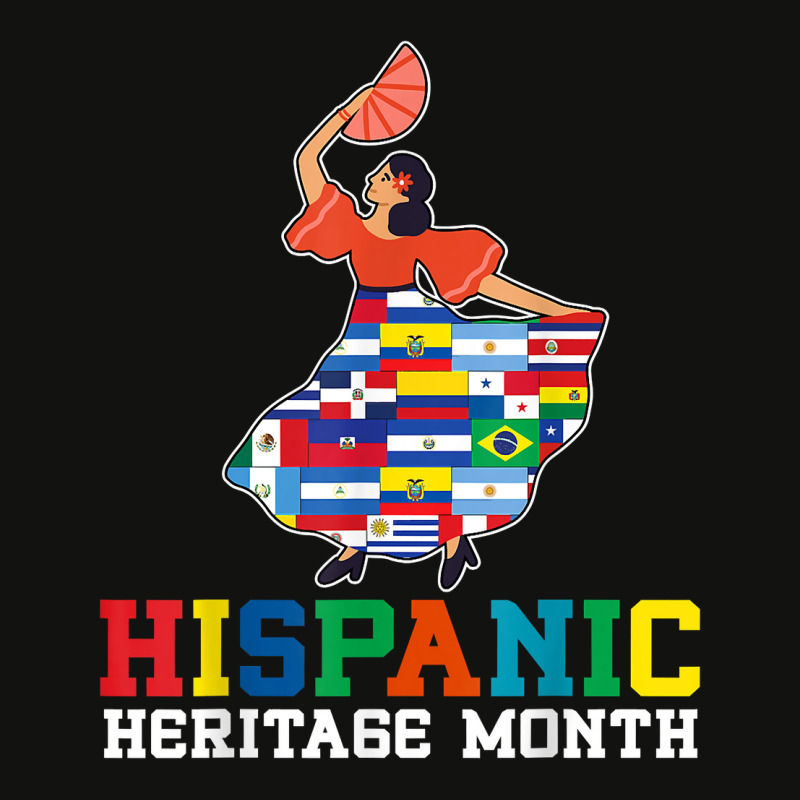 Dancing Latino Latinx Countries Flag Hispanic Heritage Month T Shirt Scorecard Crop Tee by hankeajrippleex5 | Artistshot