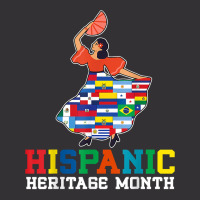 Dancing Latino Latinx Countries Flag Hispanic Heritage Month T Shirt Vintage Hoodie And Short Set | Artistshot