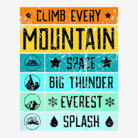 Climb Mt Everest Shirt Splash Mountain Shirt Space Mountain Premium T Adjustable Cap | Artistshot