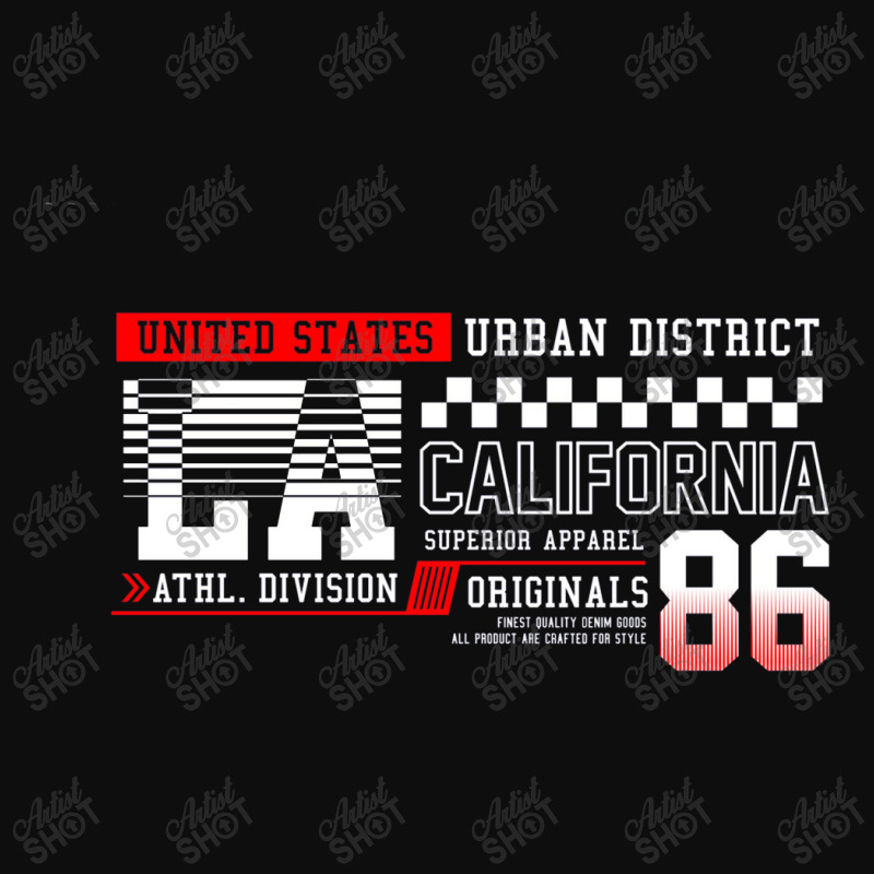 La Usa California 86 Crop Top by Disgus_Thing | Artistshot