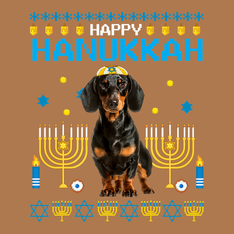 Dachshund Chanukah Jewish Ugly Hanukkah Sweater Pajama Vintage Short | Artistshot