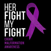 Her Fight Is My Fight Chiari Malformation Awareness Ribbon Youth Hoodie | Artistshot