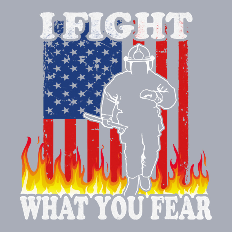 I Fight What You Fear, Fireman Fight Fire, Fire Department Skull Usa,  Tank Dress by SHOPTRUI4 | Artistshot