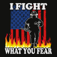 I Fight What You Fear, Fireman Fight Fire, Fire Department Skull Usa,  Scorecard Crop Tee | Artistshot