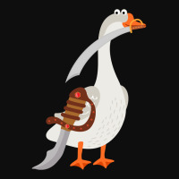 Duck With A Sword Funny 2022 Crop Top | Artistshot