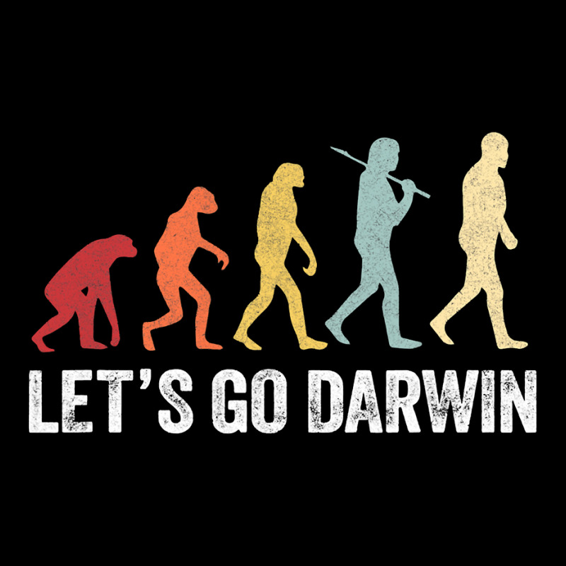 Funny Let's Go Darwin Shirt  Charles Darwin Quote Evolution V-Neck Tee by cm-arts | Artistshot