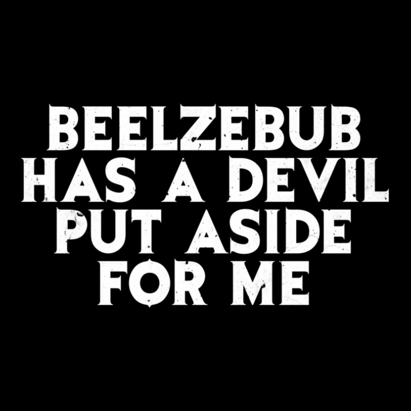 Beelzebub Has A Devil Put Aside For Me Adjustable Cap by WayneDavid | Artistshot