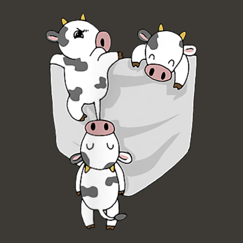 Cow Pocket T Shirt Funny Milk Cow In A Bag Tee Bucket Hat by cm-arts | Artistshot