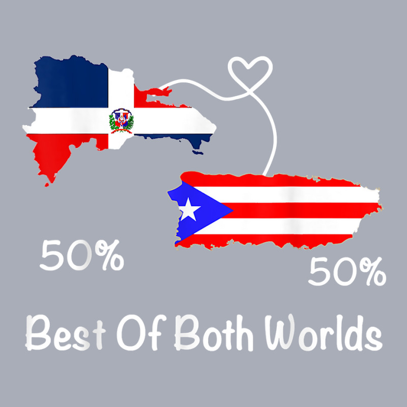 Half Puerto Rican Half Dominican Flag Map Combined Pr Rd T Shirt Tank Dress by cm-arts | Artistshot