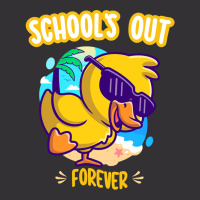 Schools Out Forever, Funny Duck Summer Vacation Teacher Vintage Hoodie And Short Set | Artistshot