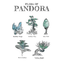 Avatar Floral Of Pandora Textbook Sketches T Shirt Long Sleeve Shirts | Artistshot