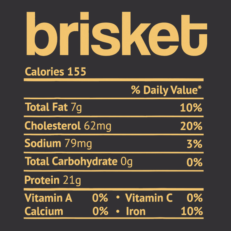 Brisket Nutrition Facts Funny Thanksgiving Jewish Hanukkah Vintage Hoodie | Artistshot