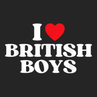 Funny I Love British Boys I Red Heart British Boys Britain T Shirt Unisex Hoodie | Artistshot