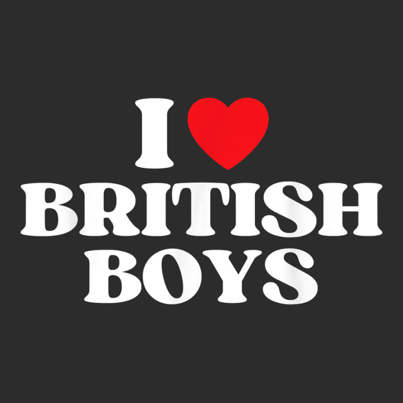 Funny I Love British Boys I Red Heart British Boys Britain T Shirt Exclusive T-shirt | Artistshot