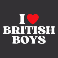 Funny I Love British Boys I Red Heart British Boys Britain T Shirt Vintage Short | Artistshot