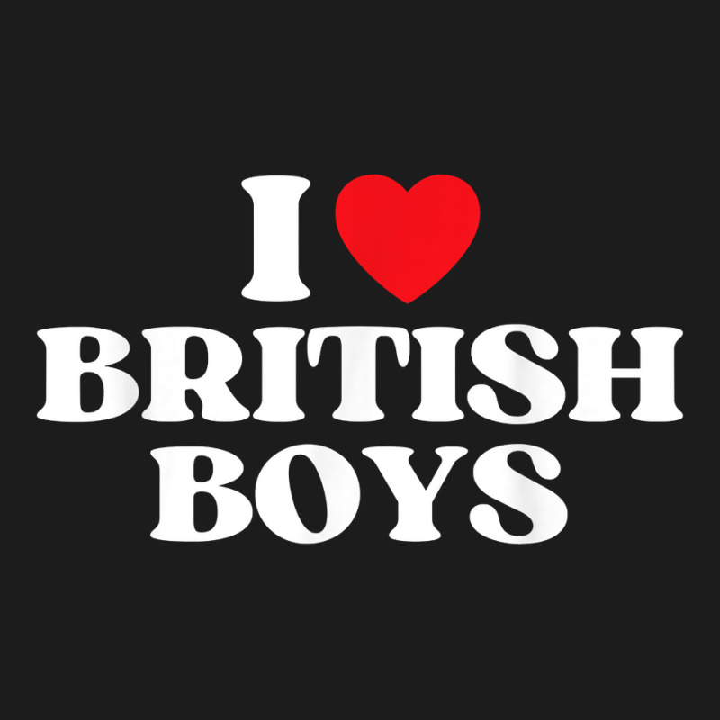 Funny I Love British Boys I Red Heart British Boys Britain T Shirt Hoodie & Jogger Set | Artistshot