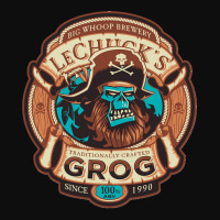 Lechucks Grog Craft Beer Monkey Island Vintage Video Game Classic Crop Top | Artistshot