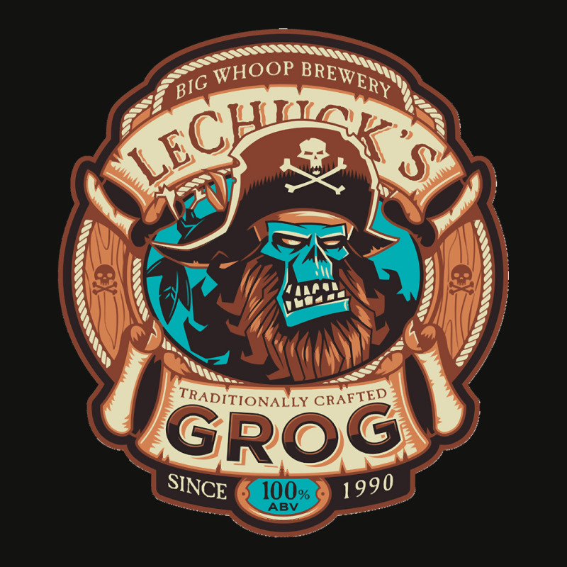 Lechucks Grog Craft Beer Monkey Island Vintage Video Game Classic Scorecard Crop Tee by cm-arts | Artistshot