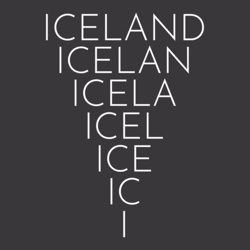 Iceland Inverted Triangle Word Art   Icelandic Souvenir Pullover Hoodi Ladies Curvy T-Shirt by cm-arts | Artistshot