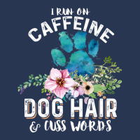 I Run On Caffeine Dog Hair And Cuss Words Christmas Ladies Denim Jacket | Artistshot