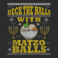 Deck Halls Matzo Funny Hanukkah Ugly Christmas Quote Gift Exclusive T-shirt | Artistshot