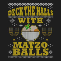 Deck Halls Matzo Funny Hanukkah Ugly Christmas Quote Gift Classic T-shirt | Artistshot