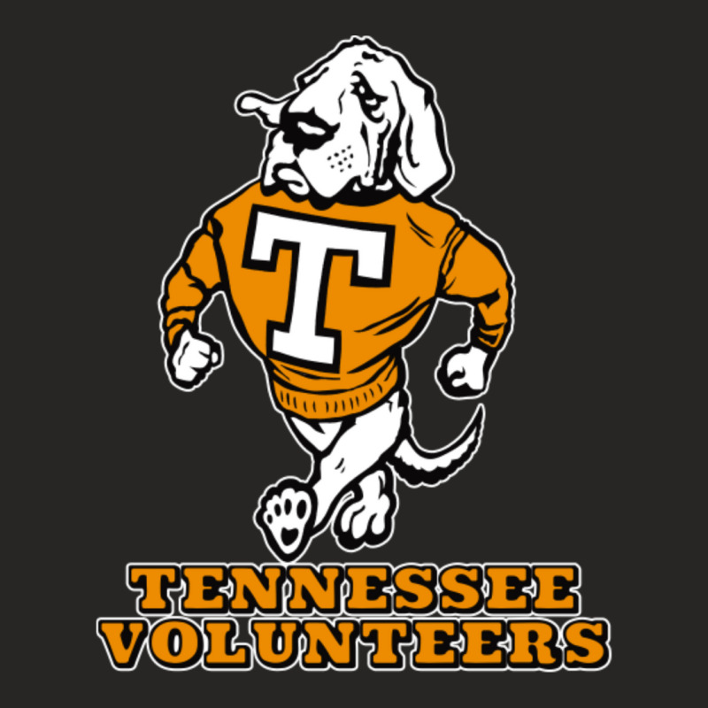 Vintage Tennessee Vols Mascot - Front And Back Design Ladies Fitted T-Shirt by cm-arts | Artistshot