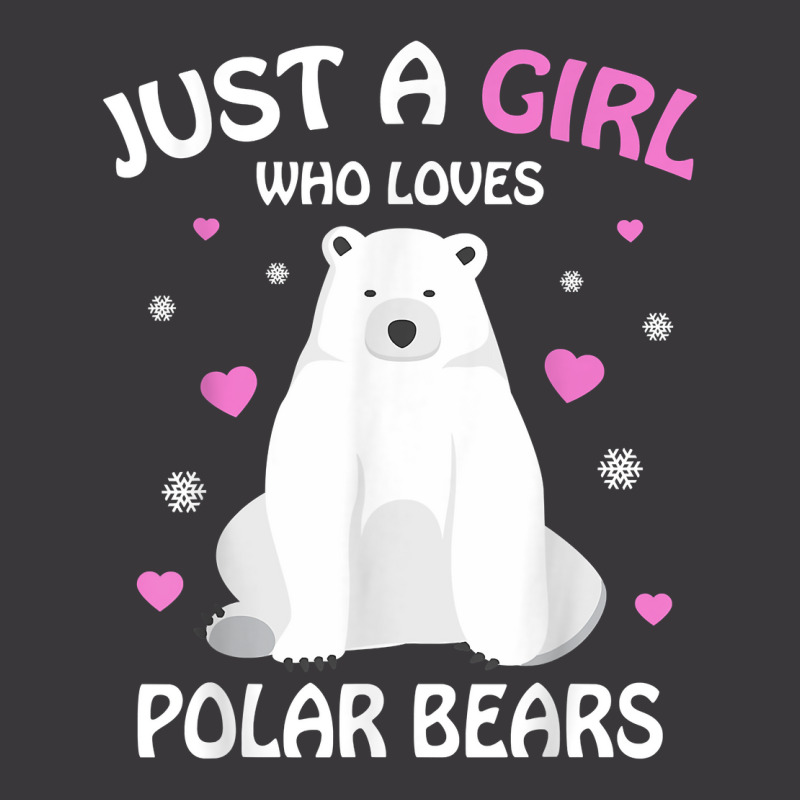 Just A Girl Who Loves Polar Bears Girls Polar Bear Gift Ladies Curvy T-Shirt by LilaFrancine | Artistshot