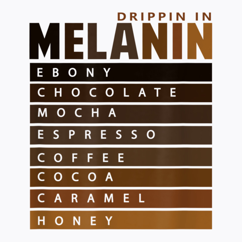 Drippin In Melanin Tee Black Pride T Shirt T-shirt | Artistshot