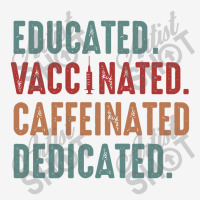 Educated Vaccinated Caffeinated Dedicated Funny Nurse Gift Baby Beanies | Artistshot