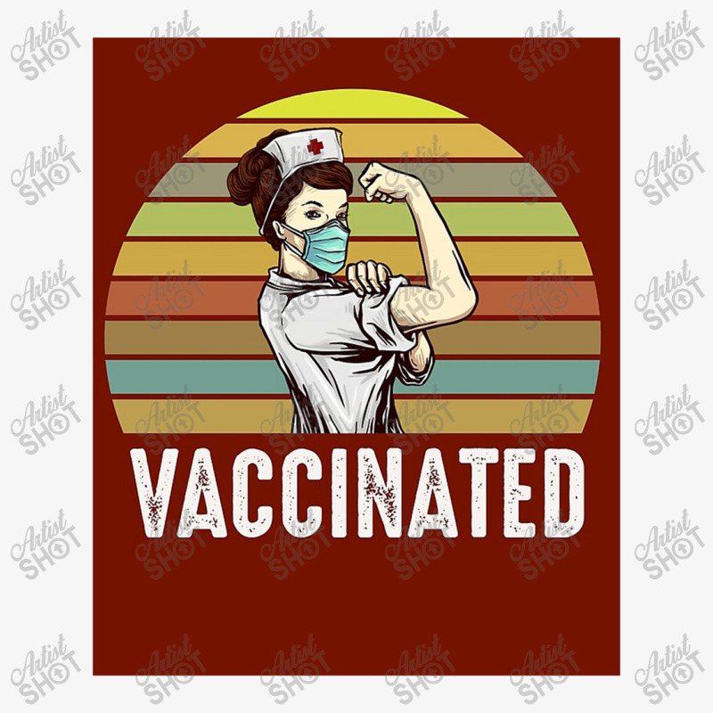 Funny Nurse Vaccinated,pro Vaccines Gift Ladies Fitted T-Shirt by DiscoArtGem | Artistshot