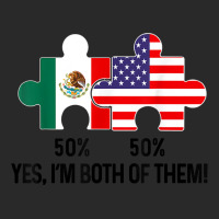 Half American Half Mexican Flag Combined Map Mexico Usa T Shirt Printed Hat | Artistshot