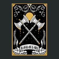 Dnd Barbarian Tarot Women's Triblend Scoop T-shirt | Artistshot