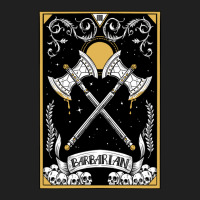 Dnd Barbarian Tarot Ladies Polo Shirt | Artistshot