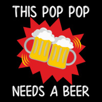 Pop Pop His Pop Pop Needs A Beer Men's Long Sleeve Pajama Set | Artistshot