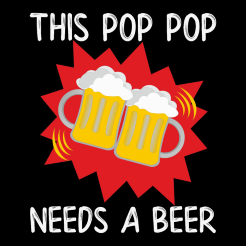 Pop Pop His Pop Pop Needs A Beer Men's Long Sleeve Pajama Set | Artistshot