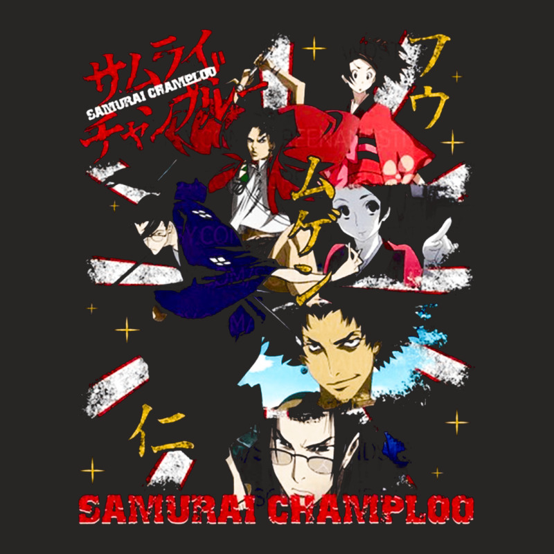 Samurai Champloo, Mugen Poster, Samurai Champloo Vintage, Samurai, Cha Ladies Fitted T-Shirt by SHOPOOOSS | Artistshot