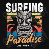 Surfing Paradise California Baby Bibs | Artistshot