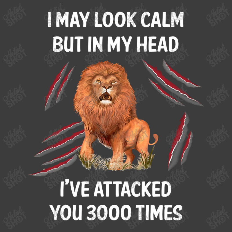 I May Look Calm Lion, Look Calm Lion, Calm Lion, I May Look Calm Lion  Men's Polo Shirt | Artistshot