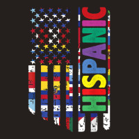 Usa And Latin American Countries Flag Hispanic Heritage T Shirt Tank Top | Artistshot