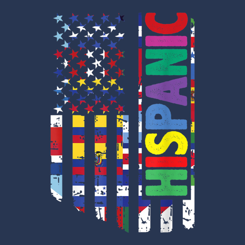 Usa And Latin American Countries Flag Hispanic Heritage T Shirt Men Denim Jacket by cm-arts | Artistshot