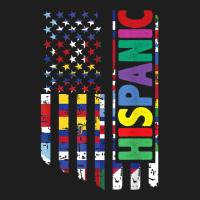 Usa And Latin American Countries Flag Hispanic Heritage T Shirt Classic T-shirt | Artistshot