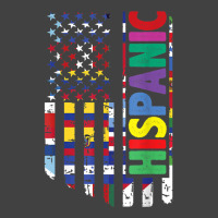 Usa And Latin American Countries Flag Hispanic Heritage T Shirt Vintage T-shirt | Artistshot