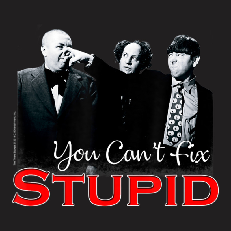 Tts- The Three Stooges You Can't Fix Stupid T-Shirt by Kanmosrin52 | Artistshot