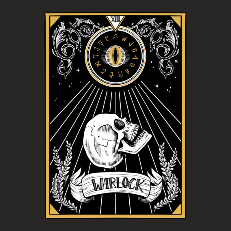 Dnd Warlock Tarot Ladies Fitted T-Shirt by cm-arts | Artistshot