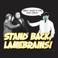 Womens Stand Back, Lamebrains! V-neck T-shirt | Artistshot