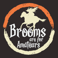 Brooms Are For Amateurs Funny Halloween Witch On A Horse Racerback Tank | Artistshot