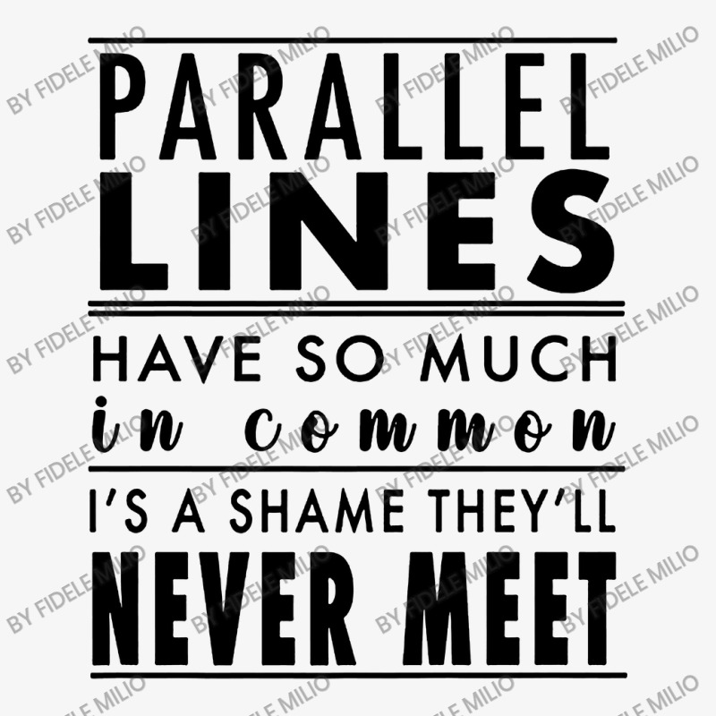 Parallel Lines Ladies Fitted T-Shirt by fidele milio | Artistshot